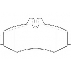 WBP23022A WAGNER LOCKHEED Комплект тормозных колодок, дисковый тормоз