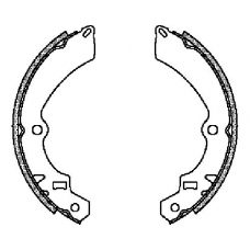 MFR341 MINTEX Комплект тормозных колодок