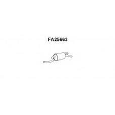 FA25663 VENEPORTE Глушитель выхлопных газов конечный