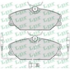 05P258 LPR Комплект тормозных колодок, дисковый тормоз