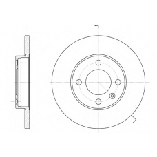 D6088.01 WOKING Тормозной диск