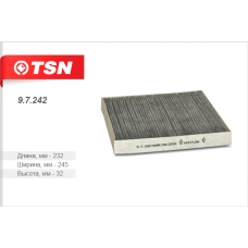 9.7.242 TSN Фильтр салонный (угольный)
