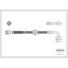 19033011 CORTECO Тормозной шланг