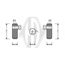 8262106 DIEDERICHS Осушитель, кондиционер