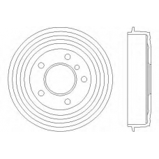 60404 PAGID Тормозной барабан