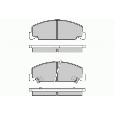 12-0634 E.T.F. Комплект тормозных колодок, дисковый тормоз