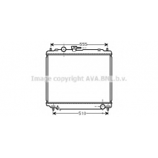 MT2181 Prasco Радиатор, охлаждение двигателя