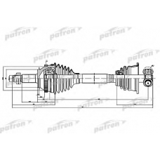 PDS1407 PATRON Приводной вал