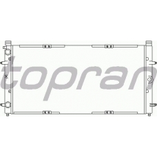 105 746 TOPRAN Радиатор, охлаждение двигателя