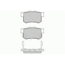 12-0750 E.T.F. Комплект тормозных колодок, дисковый тормоз