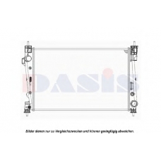 010014N AKS DASIS Радиатор, охлаждение двигателя