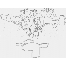 206 665 TOPRAN Водяной насос