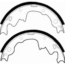 FSB466 FERODO Комплект тормозных колодок