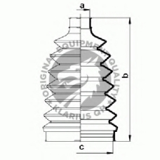 QJB914 QH Benelux Комплект пылника, приводной вал
