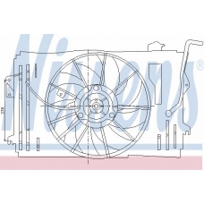 85232 NISSENS Вентилятор, охлаждение двигателя