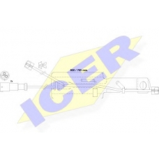 610432 E C ICER Сигнализатор, износ тормозных колодок