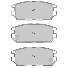 FBP-1752 FREMAX Комплект тормозных колодок, дисковый тормоз