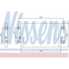 94562 NISSENS Конденсатор, кондиционер