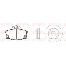 8146.00 REMSA Комплект тормозов, дисковый тормозной механизм