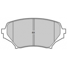 FBP-1901 FREMAX Комплект тормозных колодок, дисковый тормоз
