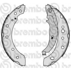 S 61 527 BREMBO Комплект тормозных колодок
