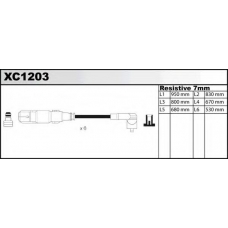 XC1203 QUINTON HAZELL Комплект проводов зажигания