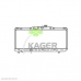 31-1081 KAGER Радиатор, охлаждение двигателя