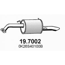 19.7002 ASSO Глушитель выхлопных газов конечный