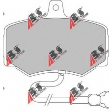 36568/1 ABS Комплект тормозных колодок, дисковый тормоз