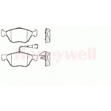 571951S STOP Комплект тормозных колодок, дисковый тормоз