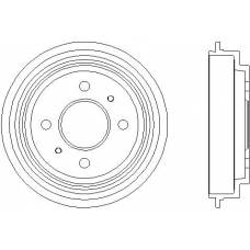 94020700 TEXTAR Тормозной барабан