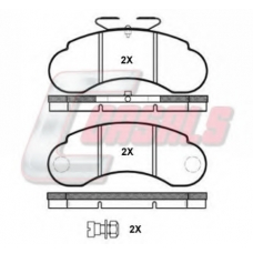 BKM941 CASALS Комплект тормозных колодок, дисковый тормоз