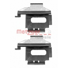 109-1282 METZGER Комплектующие, колодки дискового тормоза