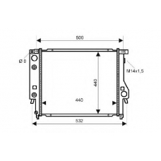 QER2125 QUINTON HAZELL Радиатор, охлаждение двигателя