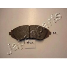 PA-W03AF JAPANPARTS Комплект тормозных колодок, дисковый тормоз