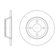 D6287.00 WOKING Тормозной диск