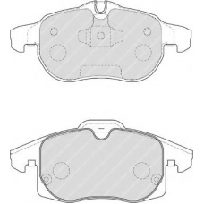 FDB4188 FERODO Комплект тормозных колодок, дисковый тормоз