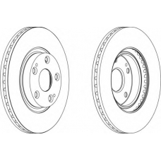 DDF1401 FERODO Тормозной диск