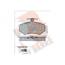 RB0835-700 R BRAKE Комплект тормозных колодок, дисковый тормоз
