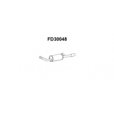 FD30048 VENEPORTE Глушитель выхлопных газов конечный