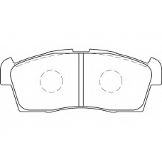 WBP80002A WAGNER LOCKHEED Комплект тормозных колодок, дисковый тормоз