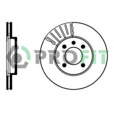 5010-0207 PROFIT Тормозной диск