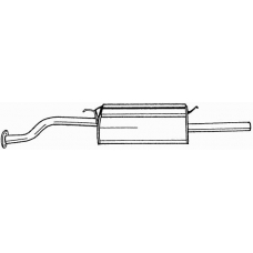 65612 SIGAM Глушитель выхлопных газов конечный