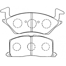 PN-1256 JNBK Колодки тормозные