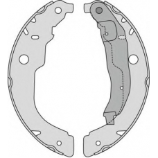 K866775 MGA Комплект тормозов, барабанный тормозной механизм
