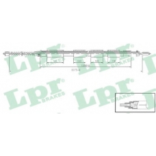C0610B LPR Трос, стояночная тормозная система