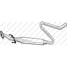 282-569 BOSAL Средний глушитель выхлопных газов