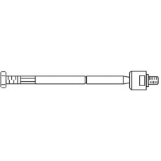 4166 FRAP Осевой шарнир, рулевая тяга