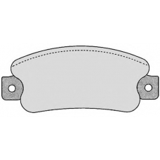 RA.0260.0 RAICAM Комплект тормозных колодок, дисковый тормоз
