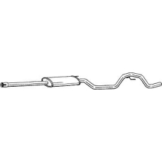 292-039 BOSAL Средний глушитель выхлопных газов
